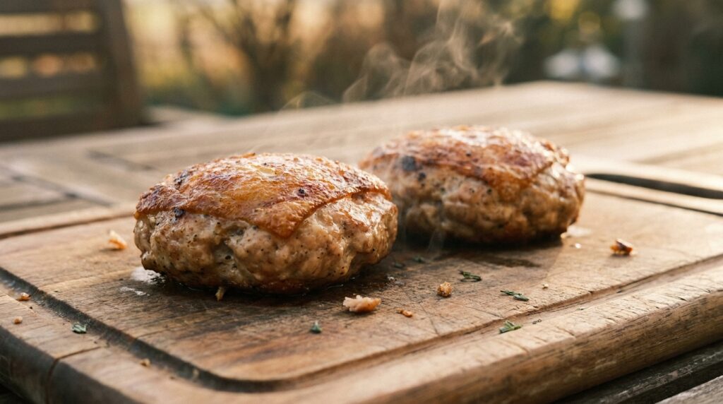 Smoked Chicken Burger Calculator – Safe to 165°F, Juicy Anyway