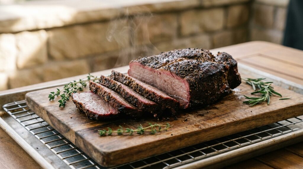 Poor Man’s Brisket (Smoked Chuck Roast)