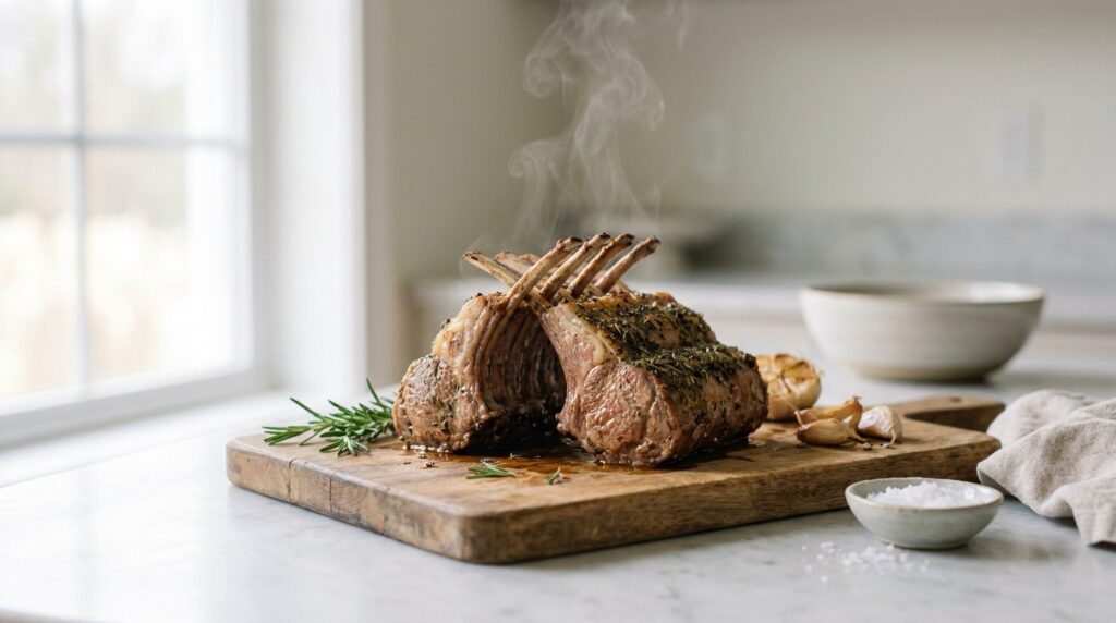 Smoked Rack Of Lamb