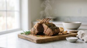 Smoked Rack of Lamb