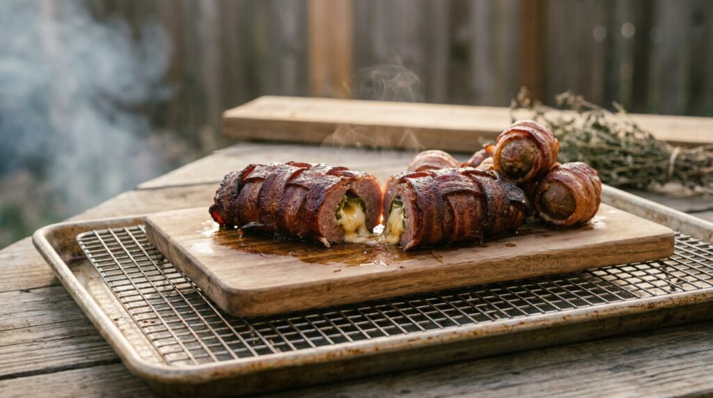 Smoked Fatty and Armadillo Eggs